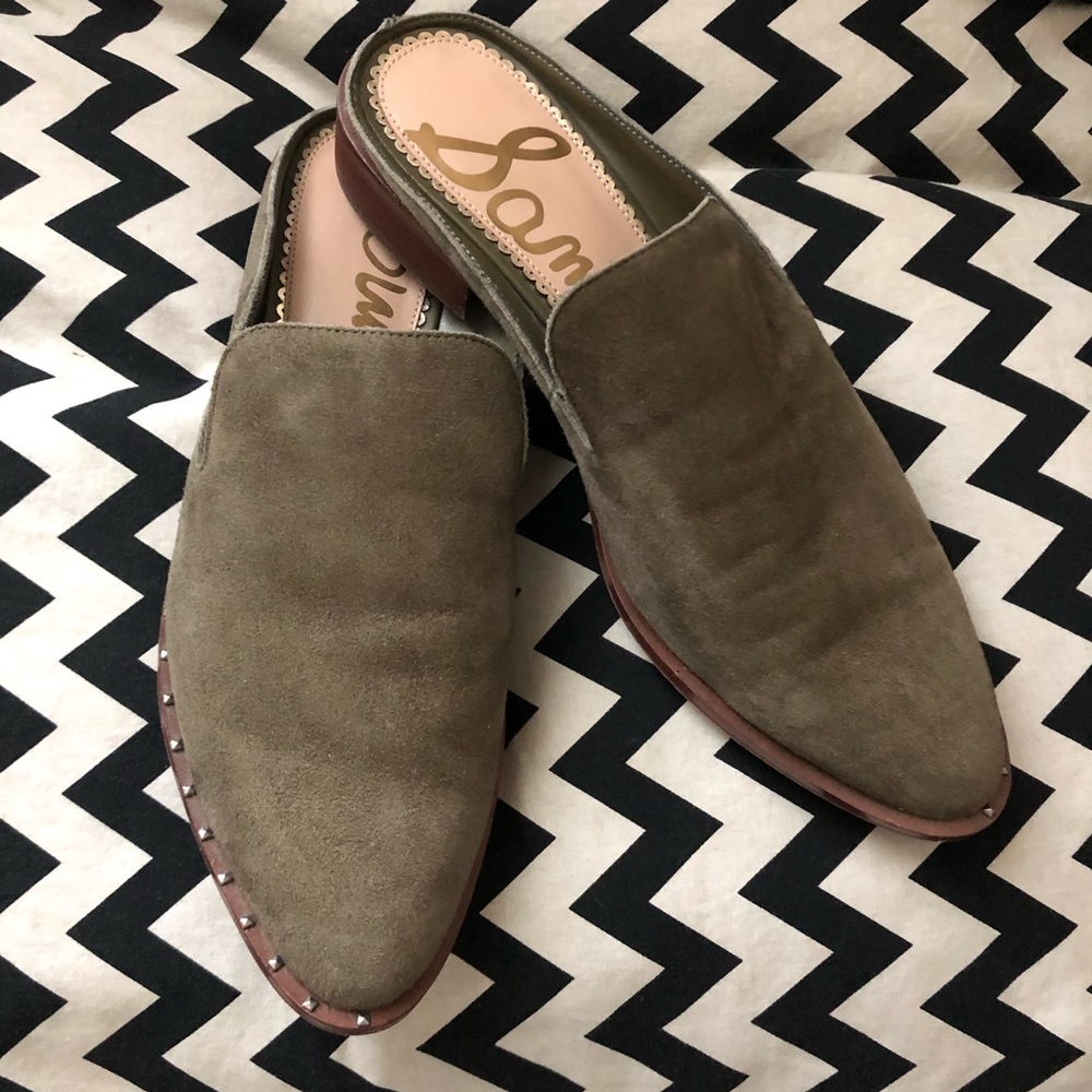SOLD! Sam Edelman Women's Lewellyn Mule Moss Green